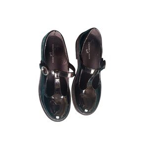 Sincerely Jules Kids Black Patent Leather Mary Janes Size Four